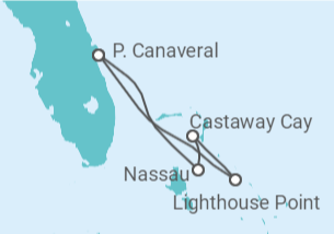 Itinéraire -  Bahamas - Disney Cruise Line