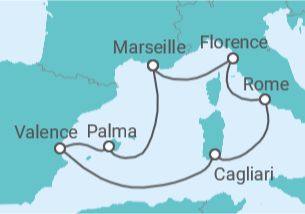 Itinéraire -  Belle Méditerranée - MSC Croisières