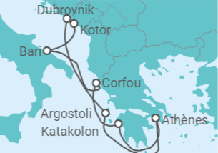 Itinéraire -  Sublime Adriatique  - Celestyal Cruises