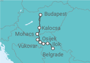 Itinéraire -  Budapest et les Portes de Fer - Vols inclus - CroisiEurope