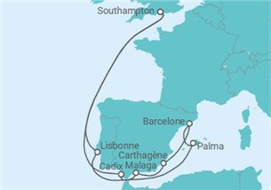 Itinéraire -  Espagne - Cunard