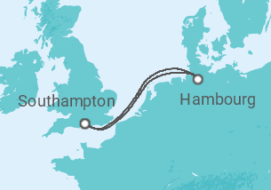 Itinéraire -  Allemagne - Cunard