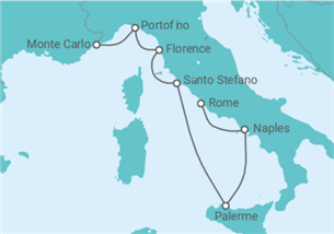Itinéraire -  Riviera italiana - Silversea