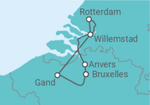 Itinéraire -  Belgique - Crucemundo