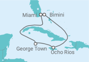 Itinéraire -  Iles Caiman, Jamaique - Virgin Voyages