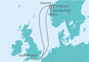 Itinéraire -  Norvège - MSC Croisières