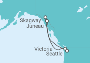 Itinéraire -  Alaska - Royal Caribbean