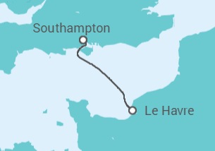 Itinéraire -  France - Royal Caribbean