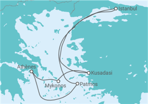 Itinéraire -  Grèce, Turquie - Explora Journeys