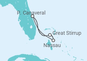 Itinéraire -  Bahamas - Norwegian Cruise Line