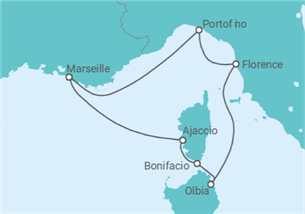 Itinéraire -  Rois et Empereurs - CFC Compagnie Française de Croisières