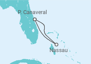 Itinéraire -  Bahamas - Disney Cruise Line