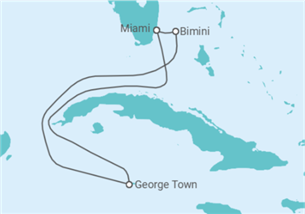 Itinéraire -  Iles Caiman - Virgin Voyages