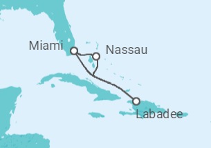 Itinéraire -  Bahamas - Royal Caribbean