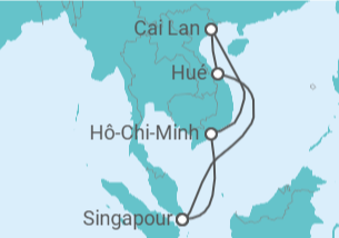 Itinéraire -  Vietnam - Princess Cruises