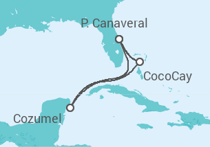 Itinéraire -  Mexique - Royal Caribbean