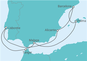 Itinéraire -  Espagne, Maroc, Portugal - Explora Journeys