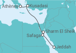 Itinéraire -  Horizons du Levant - Celestyal Cruises