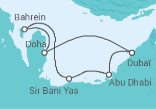 Itinéraire -  Emirats Arabes Unis - Celestyal Cruises
