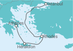 Itinéraire -  Nuits grecques glamour
- Regent Seven Seas