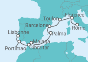 Itinéraire -  Verano en la Toscana - Regent Seven Seas