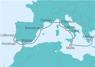 Itinéraire -  Côtes radieuses - Regent Seven Seas