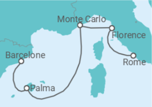 Itinéraire -  Tardes encantadas - Regent Seven Seas