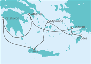 Itinéraire -  Îles grecques inspirantes - Regent Seven Seas