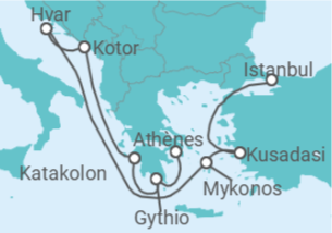 Itinéraire -  Misterios y maravillas - Regent Seven Seas