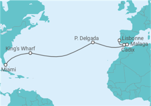 Itinéraire -  Bermudes, Portugal, Espagne - Regent Seven Seas