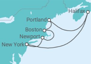 Itinéraire -  États-Unis, Canada - Princess Cruises