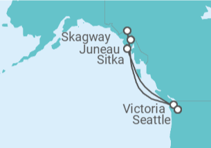 Itinéraire -  Alaska - Royal Caribbean