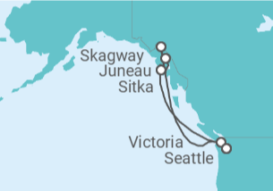 Itinéraire -  Alaska - Royal Caribbean