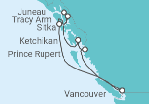 Itinéraire -  Alaska - Royal Caribbean