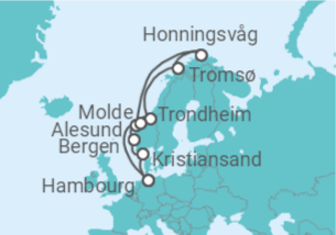 Itinéraire -  Norvège - Boissons incluses - MSC Croisières