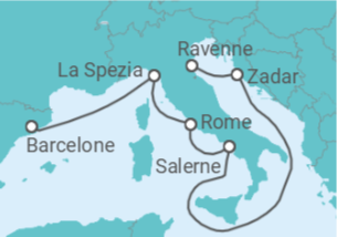 Itinéraire -  Italie - Royal Caribbean