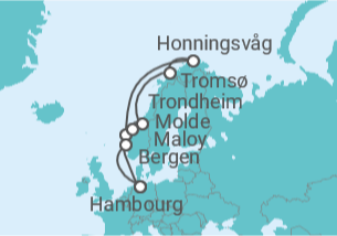 Itinéraire -  Norvège - Boissons incluses - Vols inclus - MSC Croisières