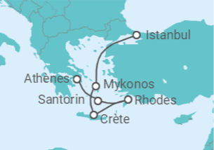 Itinéraire -  Grèce - Boissons incluses - Costa Croisières