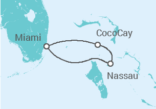 Itinéraire -  Bahamas - Royal Caribbean