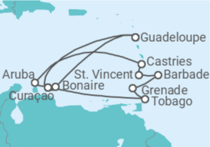 Itinéraire -  Culture et Traditions des Caraïbes - CFC Compagnie Française de Croisières