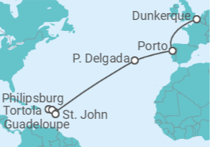 Itinéraire -  Odyssée Tropicale - CFC Compagnie Française de Croisières