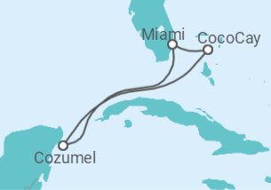 Itinéraire -  Mexique - Royal Caribbean