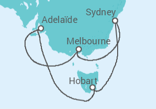 Itinéraire -  Australie - Celebrity Cruises