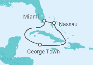 Itinéraire -  Bahamas, Iles Caiman - Royal Caribbean