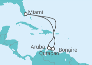 Itinéraire -  Aruba, Curaçao, Bonaire, Saint-Eustache et Saba - Boissons incluses - Celebrity Cruises