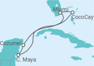 Itinéraire -  Mexique - Royal Caribbean