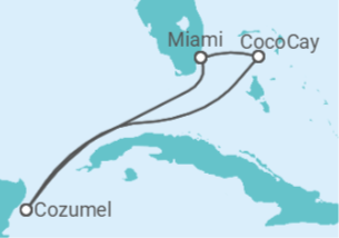 Itinéraire -  Mexique - Royal Caribbean