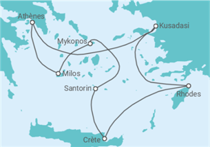 Itinéraire -  Grecia idílica  - Celestyal Cruises