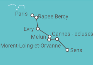 Itinéraire -  Escales royales et cités médiévales, croisière sur la Petite Seine, à la rencontre de lhistoire de F - CroisiEurope