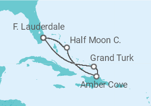 Itinéraire -  Bahamas - Holland America Line